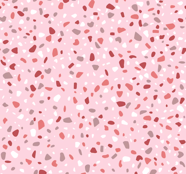Terrazzo tekstureret prikket tapet - TenStickers