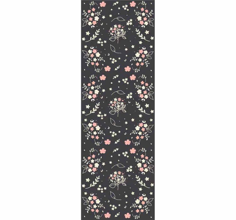 Blomstret botanisk charme blomster tapet - TenStickers