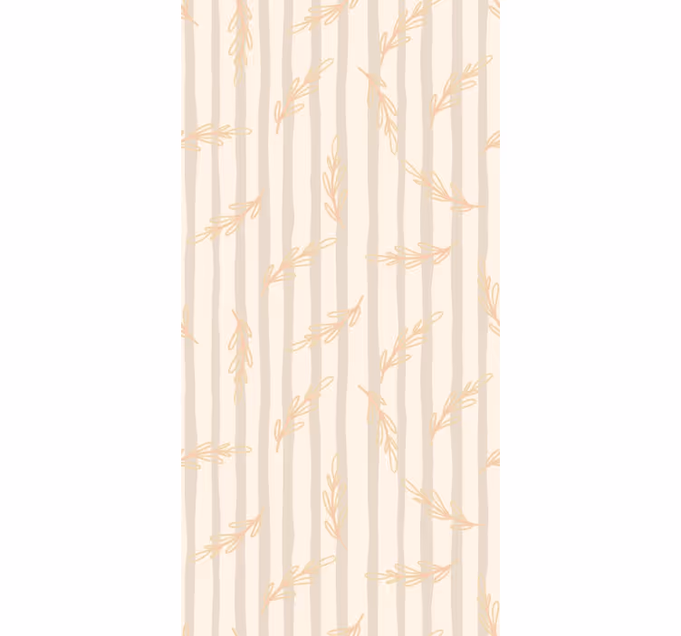 Elegant beige lodret tapet - TenStickers