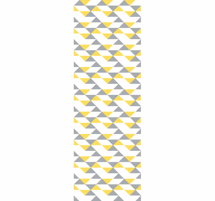 Geometrisk trekant geometrisk tapet - TenStickers