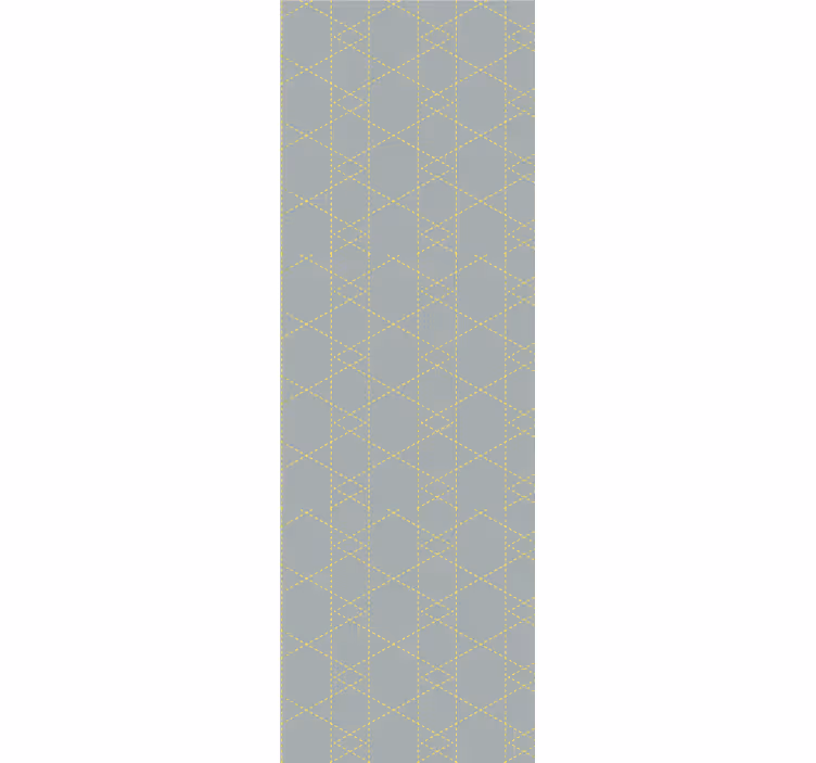 Geometrisk gittermønster geometrisk tapet - TenStickers