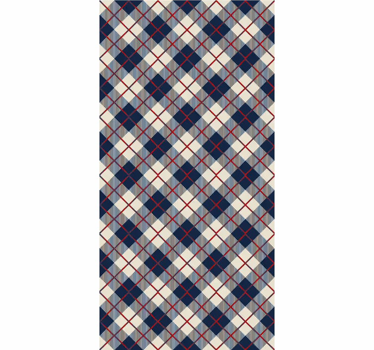 Argyle mønster geometrisk tapet - TenStickers