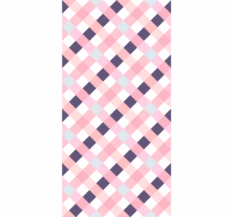 Pastel argyle mønster geometrisk tapet - TenStickers