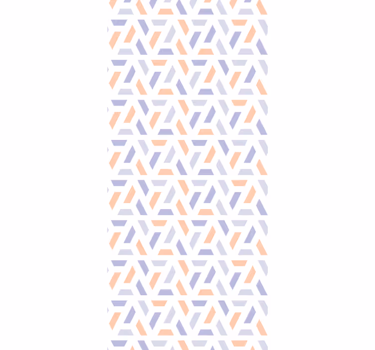 Sildebensarrangement geometrisk tapet - TenStickers