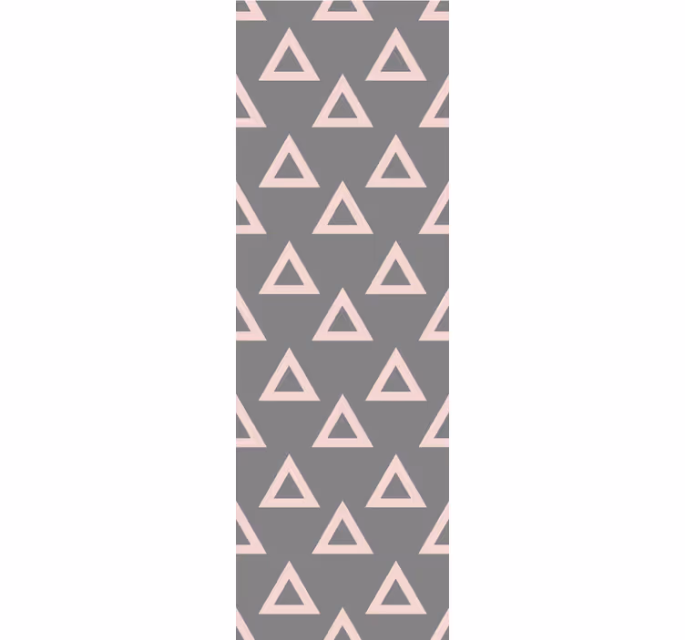 Trekantede motiver geometrisk tapet - TenStickers