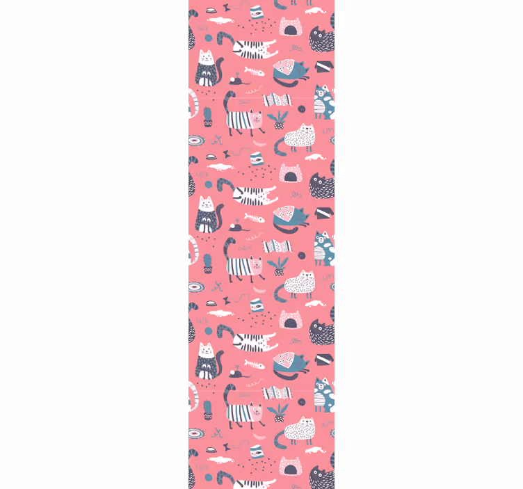 Legende katte illustration katte tapet - TenStickers