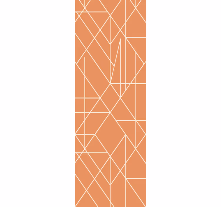 Geometrisk lineær geometrisk tapet - TenStickers