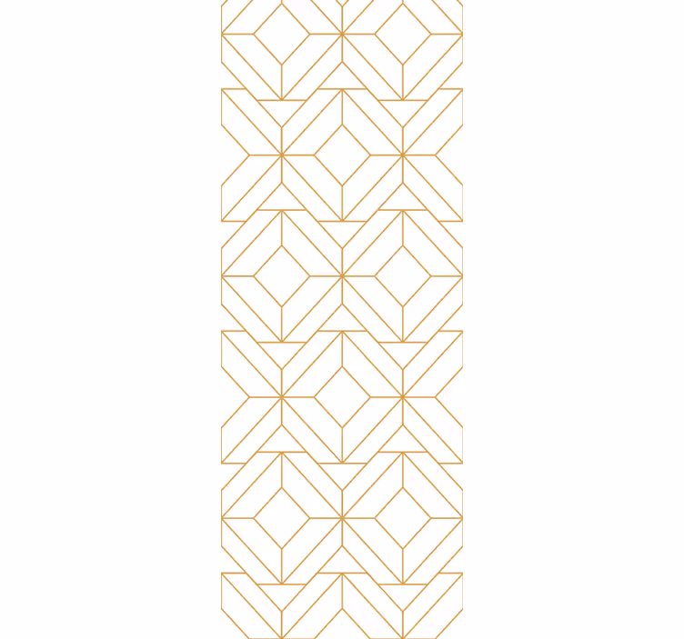 Geometriske terninger geometrisk tapet - TenStickers