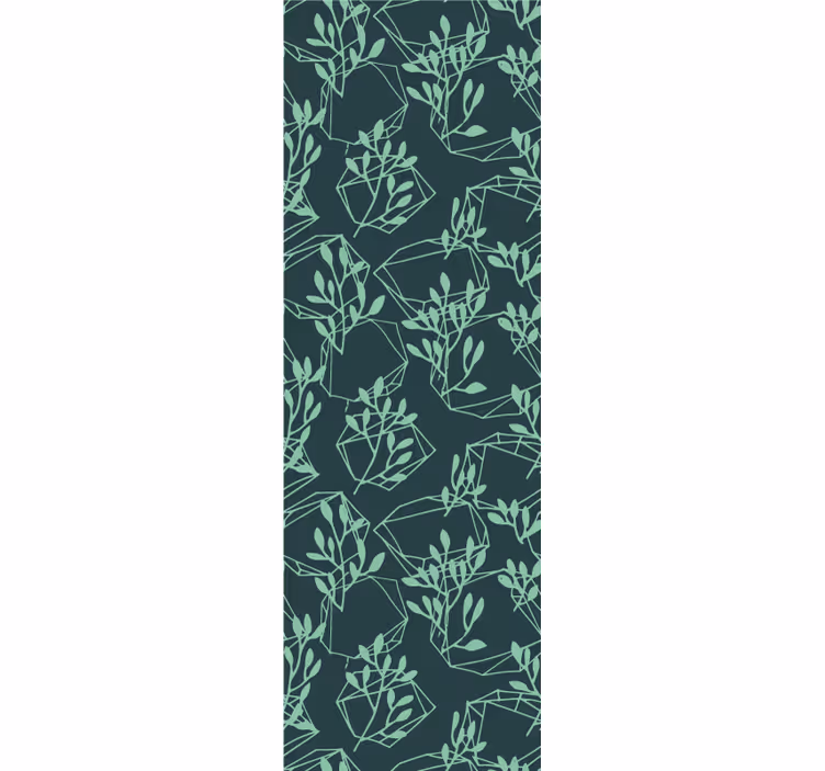 Grønne vintage planter vintage tapet - TenStickers
