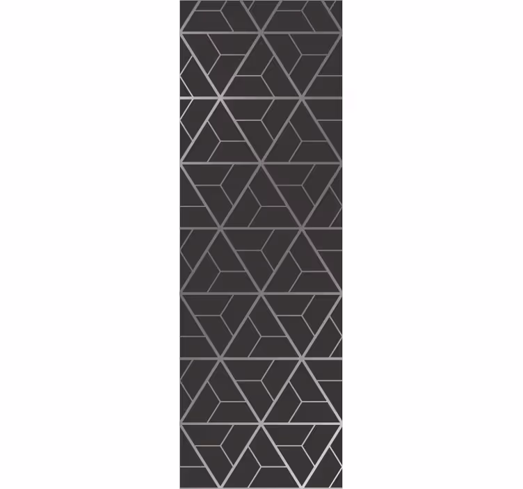 Sølv og gråt design stuetapet - TenStickers