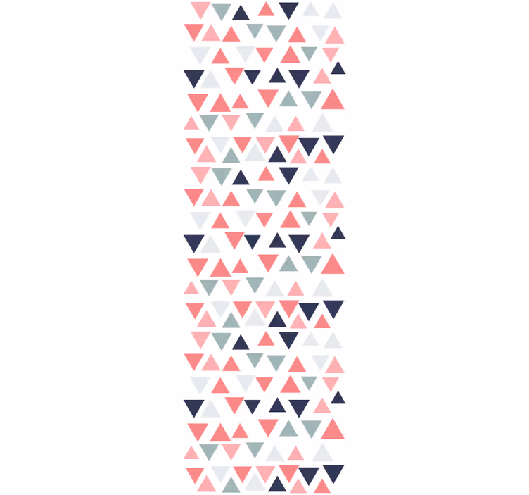 Geometrisk trekant motiv geometrisk tapet - TenStickers