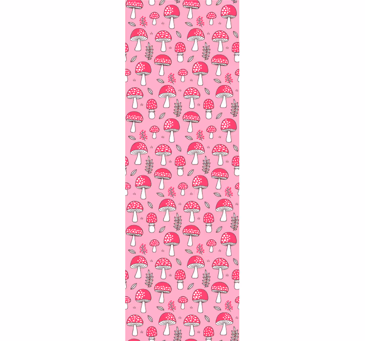 Svampe mønstre tapet kunst - TenStickers