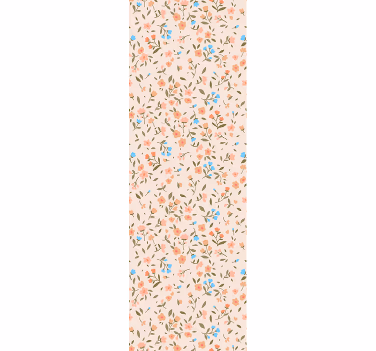 Blomsteragtige blomstrende charme blomster tapet - TenStickers