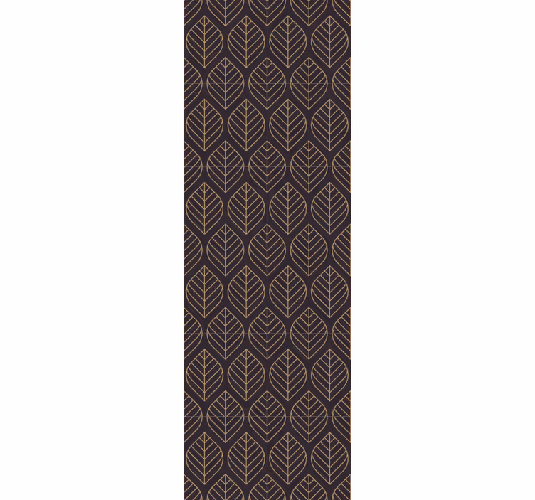 Bladmønster elegance tapet blade - TenStickers