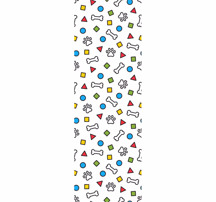 Legende kæledyrsmotiver tapet med hunde - TenStickers
