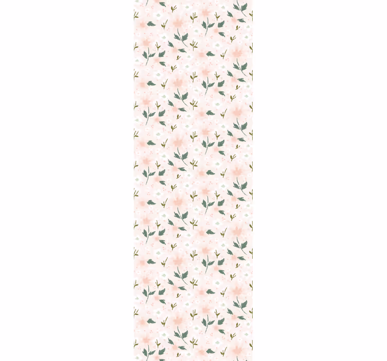 Blomstret delikatesse blomster tapet - TenStickers