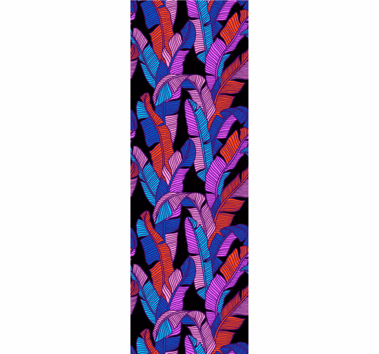 Originalt design af sprøjtende blomstertapeter - TenStickers
