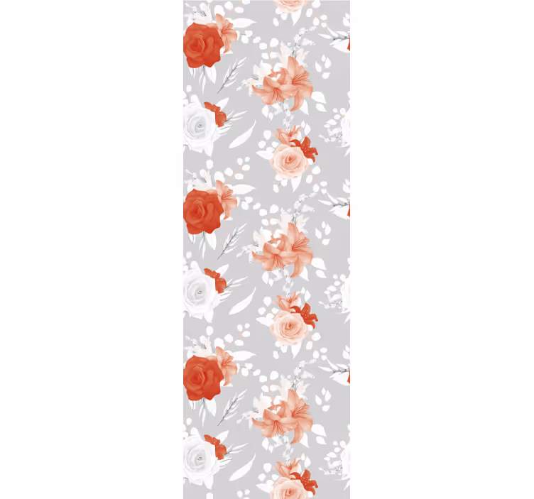 Blomsterarrangement design blomster tapet - TenStickers