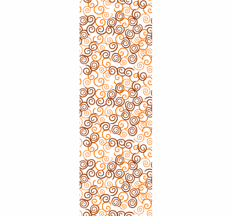 Spiral hvirvler mønster geometrisk tapet - TenStickers