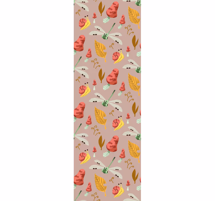 Fantasifulde naturmotiver tapet kunst - TenStickers