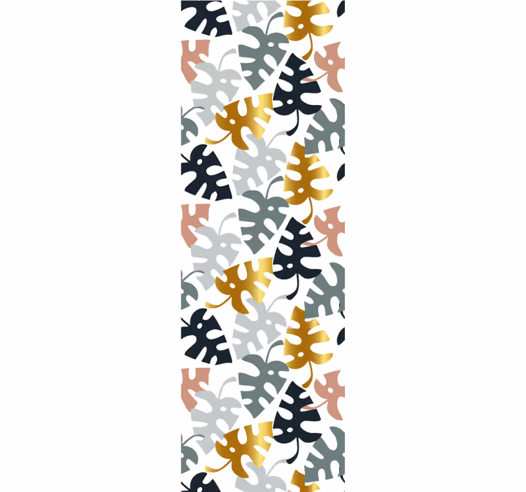 Monstera mønster tapet blade - TenStickers