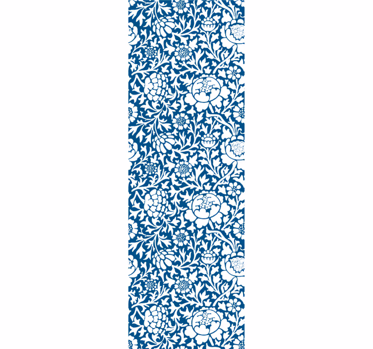 Blomstret elegance motiv blomstret tapet - TenStickers