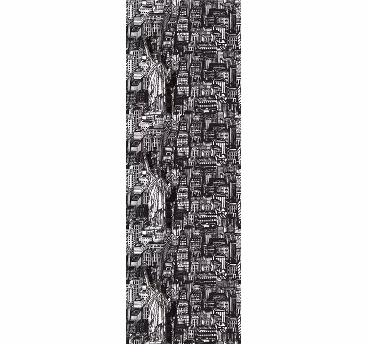 Statue urban collage by tapet - TenStickers