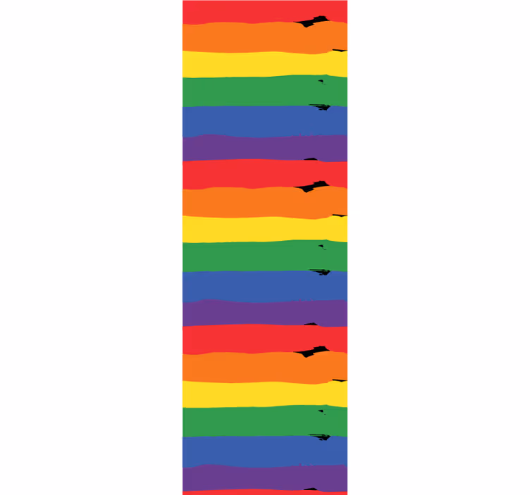 Regnbue stribet baggrund stribet tapet - TenStickers