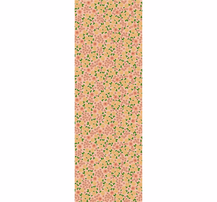 Blomstermotiv glæde blomster tapet - TenStickers
