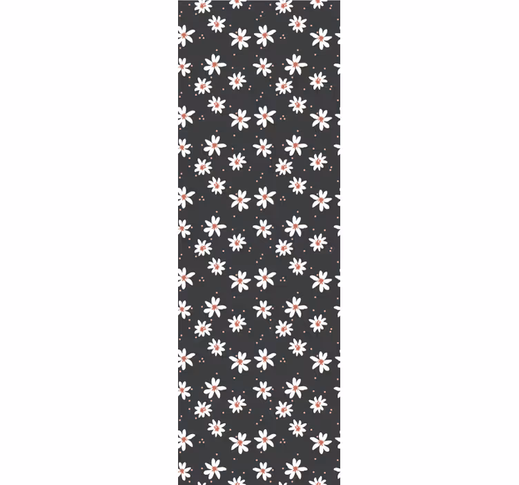 Gentagelse af blomstermønster blomster tapet - TenStickers