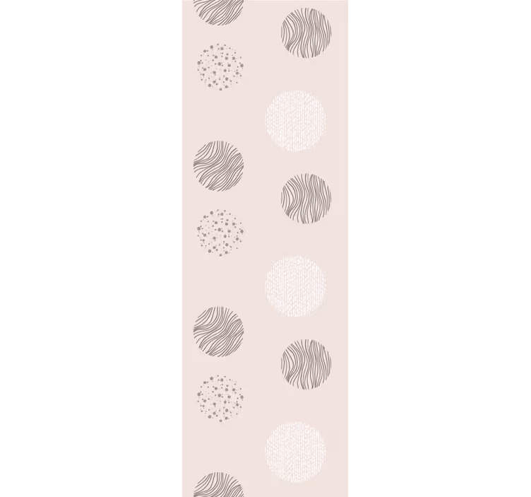 Cirkulært mønster motiv geometrisk tapet - TenStickers