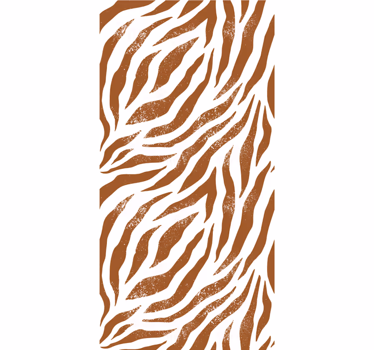 Slående dyreprint zebra tapet - TenStickers