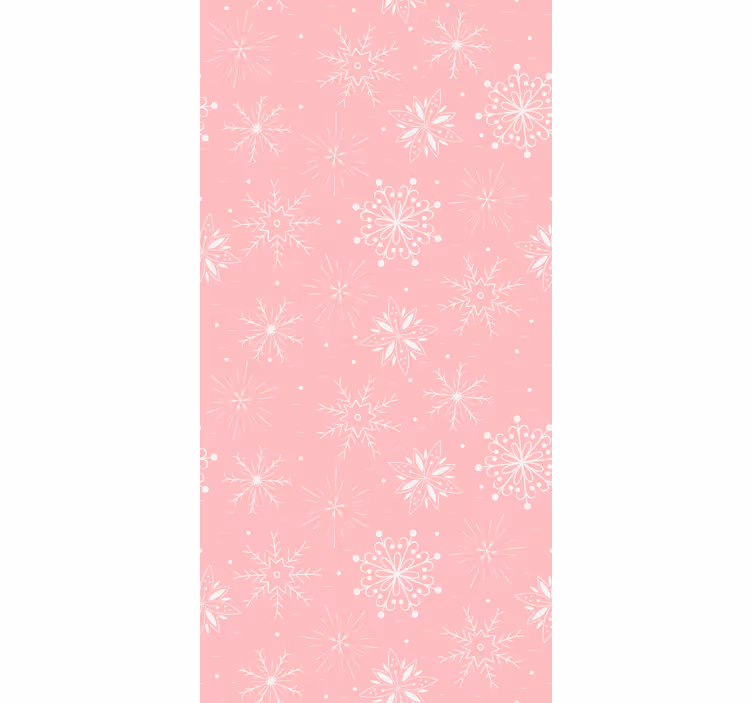Festlig rensdyrscene juletapet - TenStickers