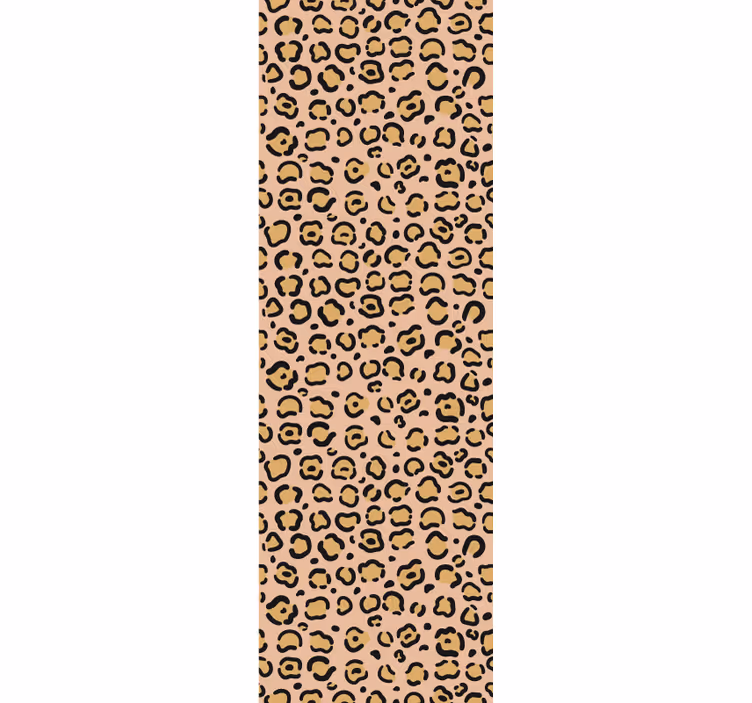 Leopard pastel farve tryk børnetapet - TenStickers