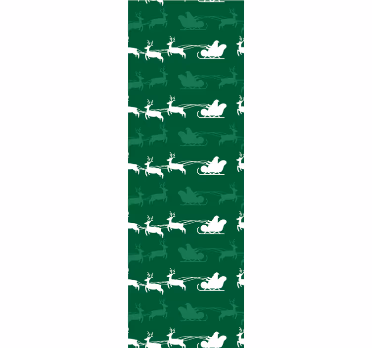 Ferieslæde motiv juletapet - TenStickers