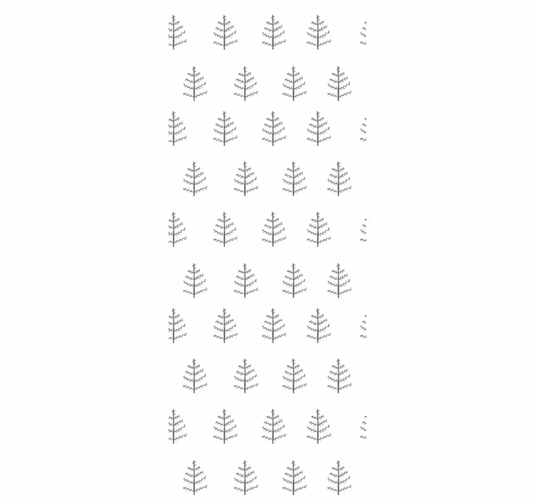 Forenklet botanisk tapet blade - TenStickers