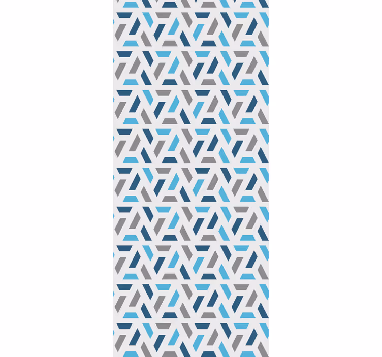 Abstrakte sammenlåsende mønstre geometrisk tapet - TenStickers