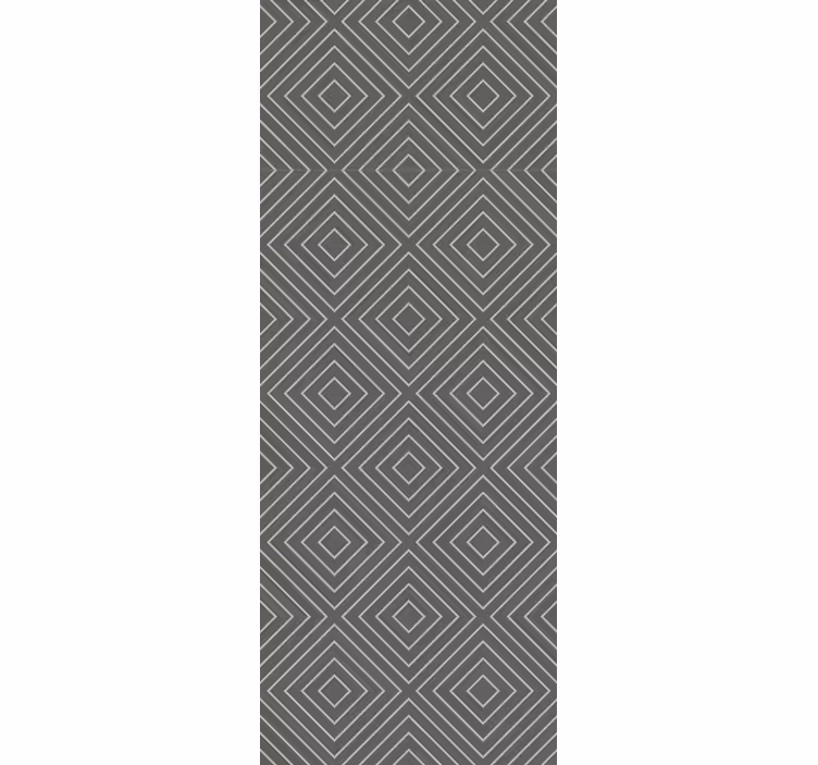 Diamant geometrisk geometrisk tapet - TenStickers