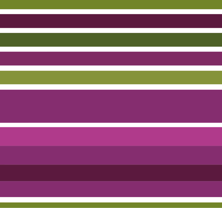 Lilla og grønt vandret design tapet - TenStickers