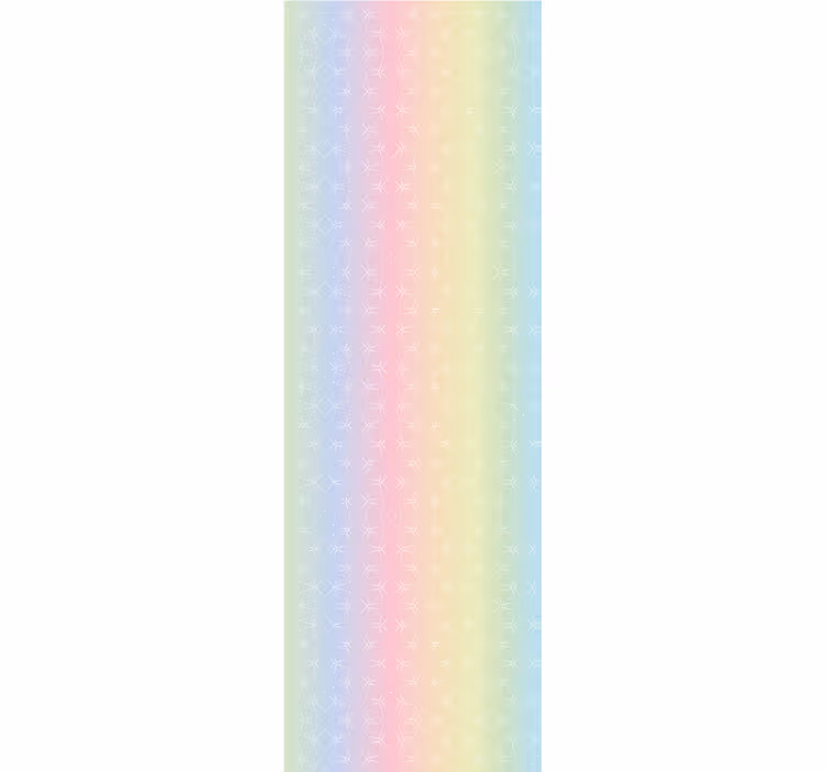 Glitter regnbuehimmel abstrakt tapet - TenStickers