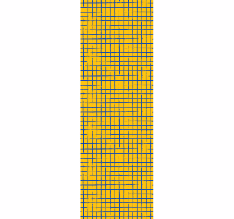 Gittermønster design geometrisk tapet - TenStickers