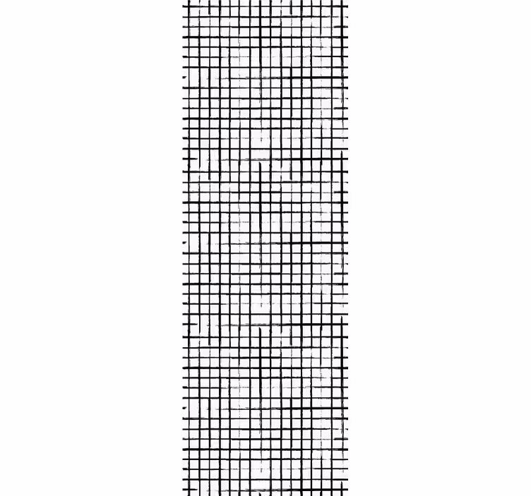 Gittermønster geometrisk tapet - TenStickers