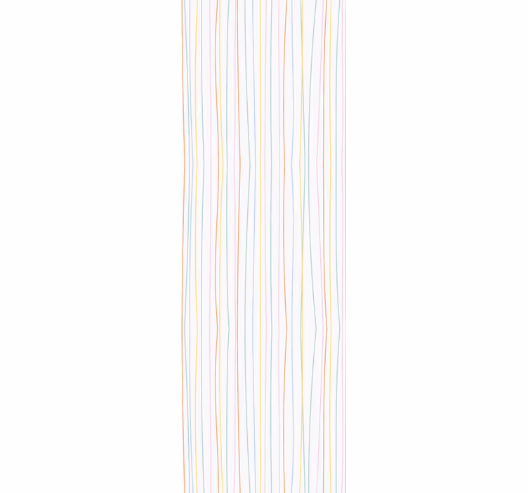Pastel stribe ro Horisontal tapet - TenStickers