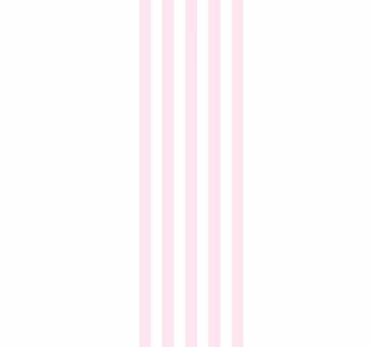 Nordisk pink og hvid lodret tapet - TenStickers