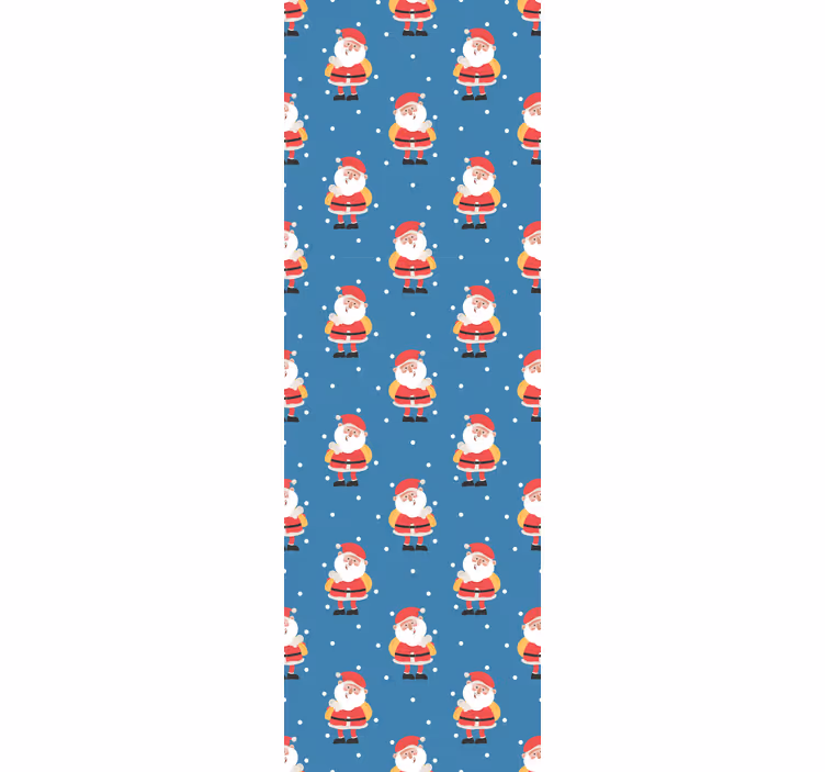 Glade julemandsmønstre juletapet - TenStickers