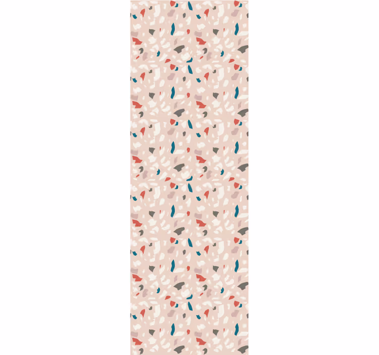 Abstrakt beige terrazzo tekstur tapet - TenStickers