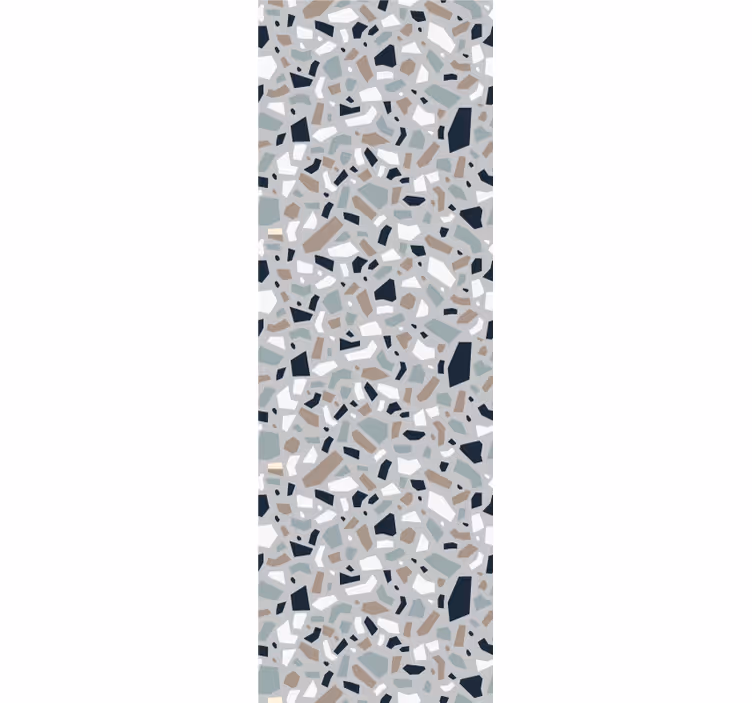 Grå elegant terrazzo struktur tapet - TenStickers