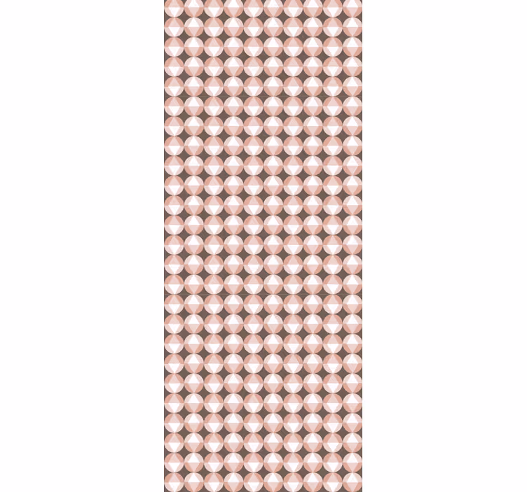 Beige mønstret motiv prikket tapet - TenStickers