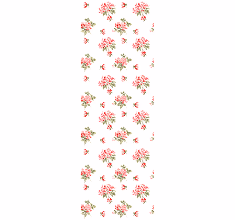 Vintage arrangementer mønster blomster tapet - TenStickers