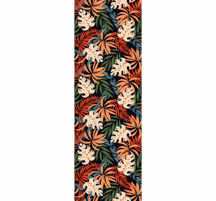 Tropiske planter jungle feber blad tapet - TenStickers